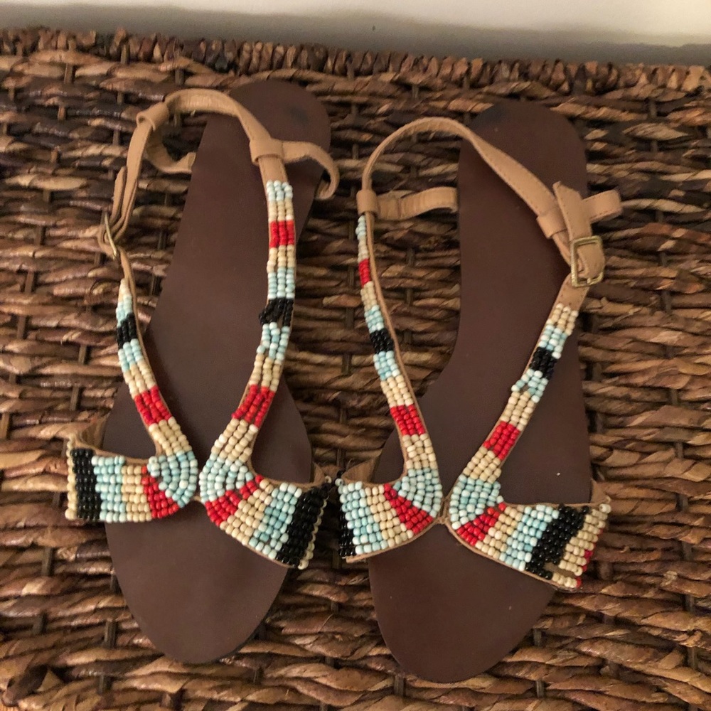 2 for $15 Banana republic beaded sandals